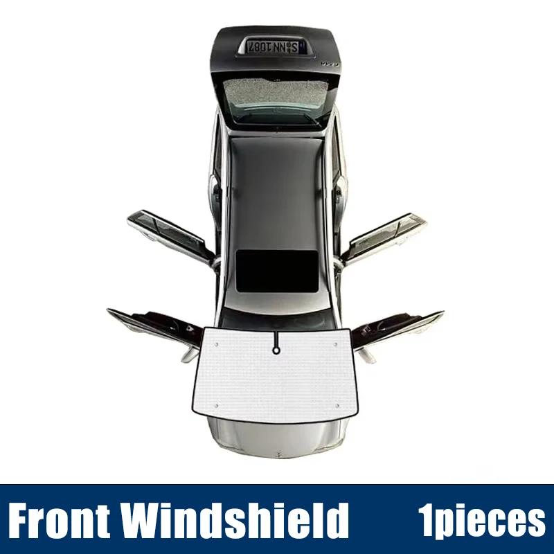 Pare-soleil de voiture pour Volkswagen VW Touran 1T 2003~2015 2004 2008 2009 2011 2013 Anti-UV Housse de visière de fenêtre Pare-brise Accessoires