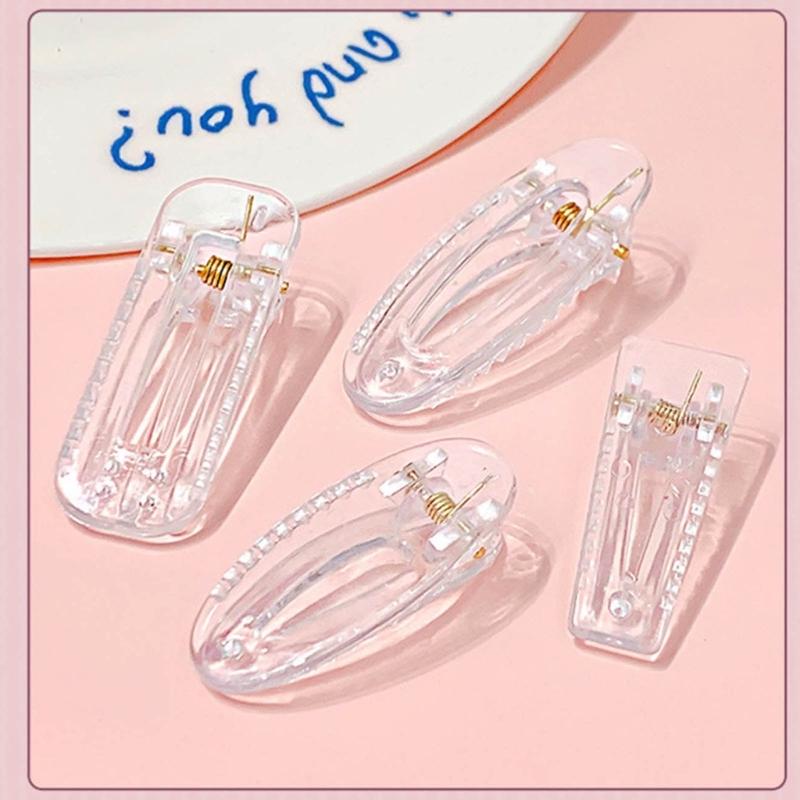 10 PCS Clear Hair Pins DIY Hair Accessories Clear Hair Grips Acrylic Material DIY Small Hair Clip Hair Clamp for Hair