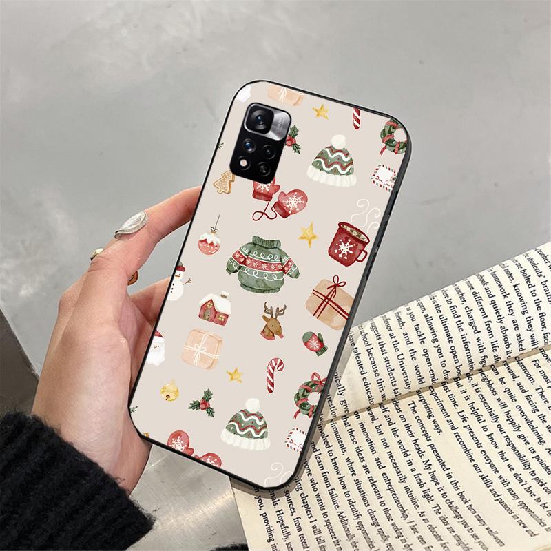 

Phone Case For Xiaomi Redmi note 14 Pro 14 13 12 11 10 Pro 14S 12S 11S Redmi 14C 13C 10 Christmas Tree Light Redmi 10