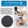 Patient Transfer Board Transfer Turntable Change Direction Mobility Standing Device 40cm Diameter for Moving Seniors Elderly