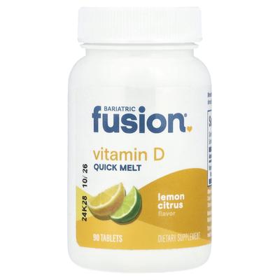 Bariatric Fusion, Quick Melt, Vitamin D, Lemon Citrus, 125mcg, 90 Tablets
