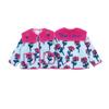 In Stock! BE23 Girls' Lamb Wool Reversible Set - Cozy Rose Flower Jacket for Autumn and Winter