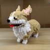 Adorable Corgi Shaped Building Block Set,DIY Dog Model Toys for Kids and Adults Construction Play, Collectible Pet Themed Bricks