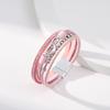 Multi Layer Leather Bracelet for Women Heart Accessories  Stylish Ladies Hand Jewelry Gift