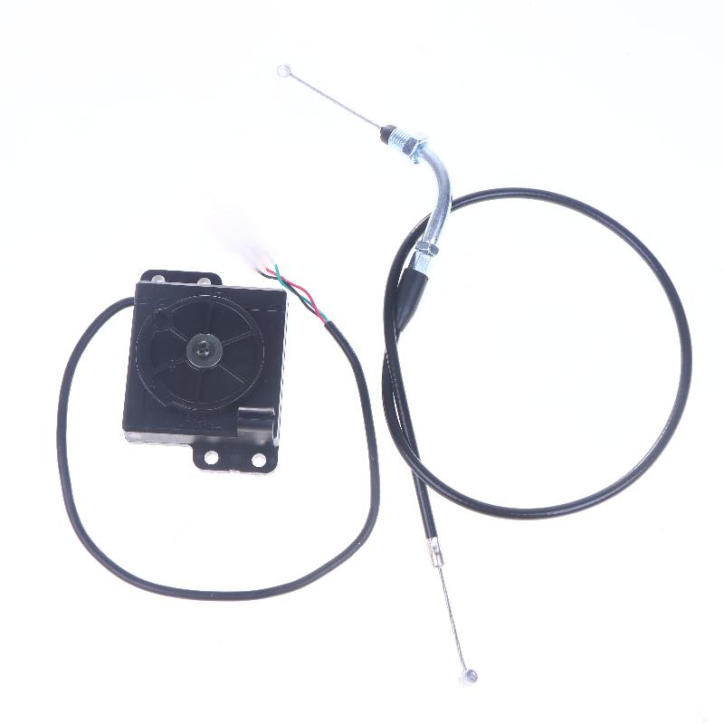Electric Motorcycle Scooter Accelerator Unit With Cable Line Set For Universal Throttle Grips