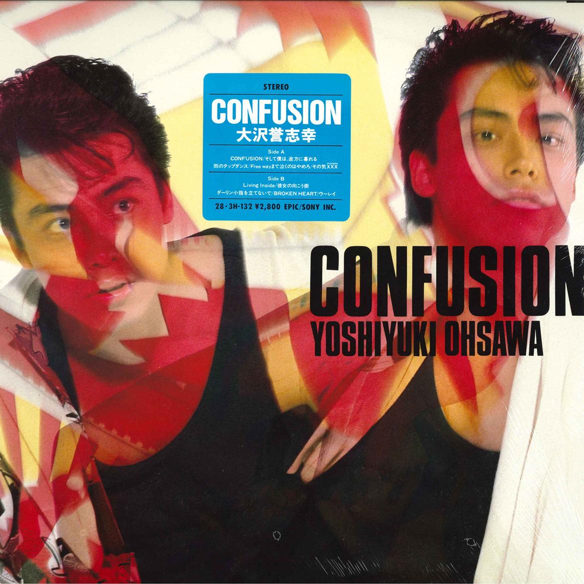 

LP Record YOSHIYUKI OSAWA - Confusion 283H132 EPIC 1984 Japan Japanese Pop/Rock Used