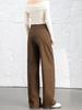 Xin Ge Women's 2024 High-Waisted Wide-Leg Retro Jeans
