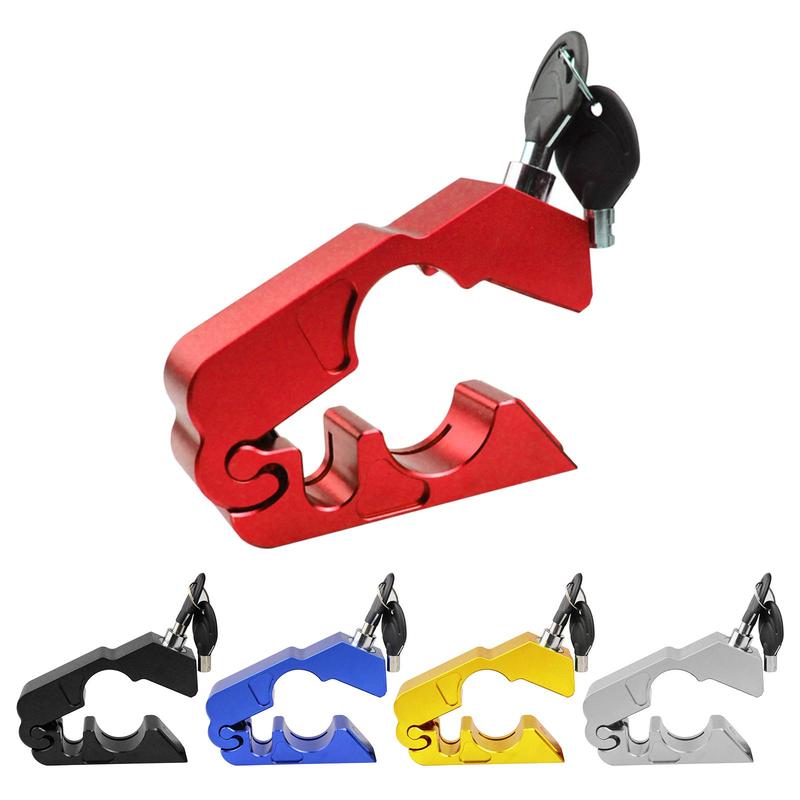 Heavy Adjustable Motorcycle Lock Throttle Lock Brake Lock for Protection