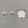 Detachable Paint Palette Ring Plastic Acrylic Paint Tray Convenient Cat Paw Ring Palette  Gift