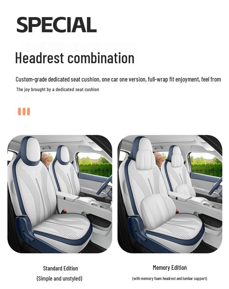 2026 Leapmotor A10 All-Season Universal Suede Seat Covers - Full Coverage Cushion