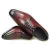 Fashion Luxury Leather Dress Shoes Men Office Business Wedding Formal Shoes Lace Up Pointed Toe Comfortable Oxford Shoes High Quality