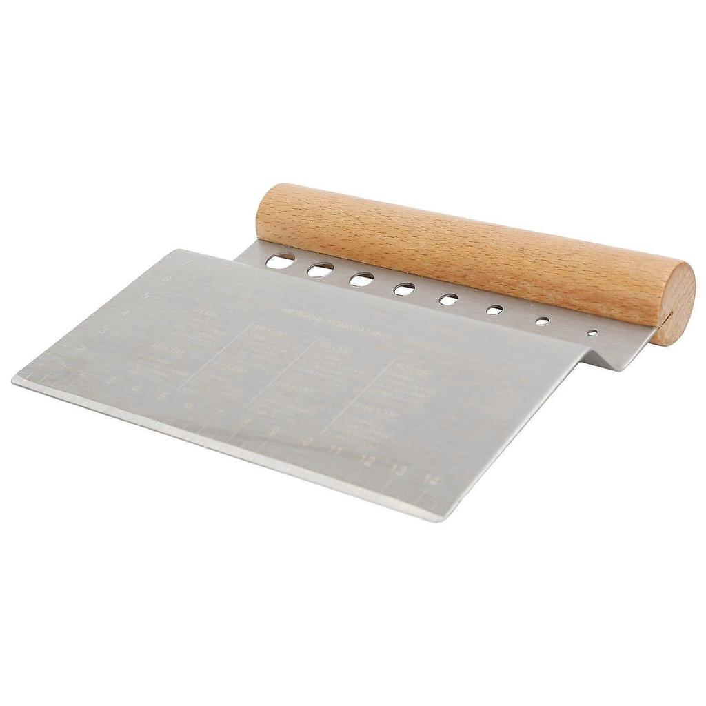 Dough Scraper Multifunctional Kitchen Tool Baking Tool with Handle for Dough and Pizza
