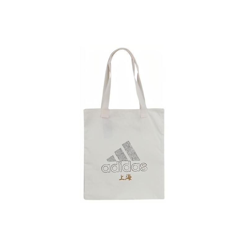 Adidas Cotton Tote Bag, Shopping Bag, Handbag, Shoulder Bag Regular Unisex White Adidas GH1475
