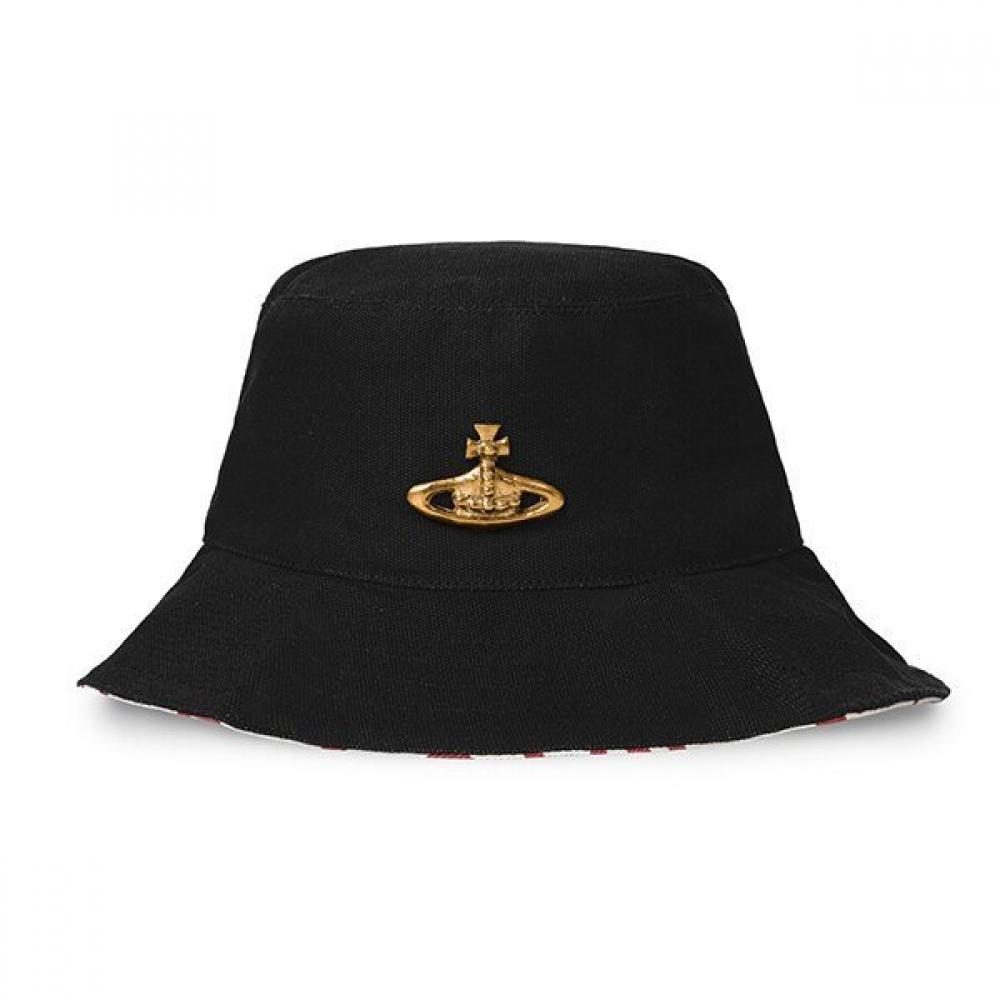 

Vivienne Westwood Luxury Vivienne Westwood 81020014 W00iw N401 Public Bucket Hat 81020014 W00IW N401 (S)