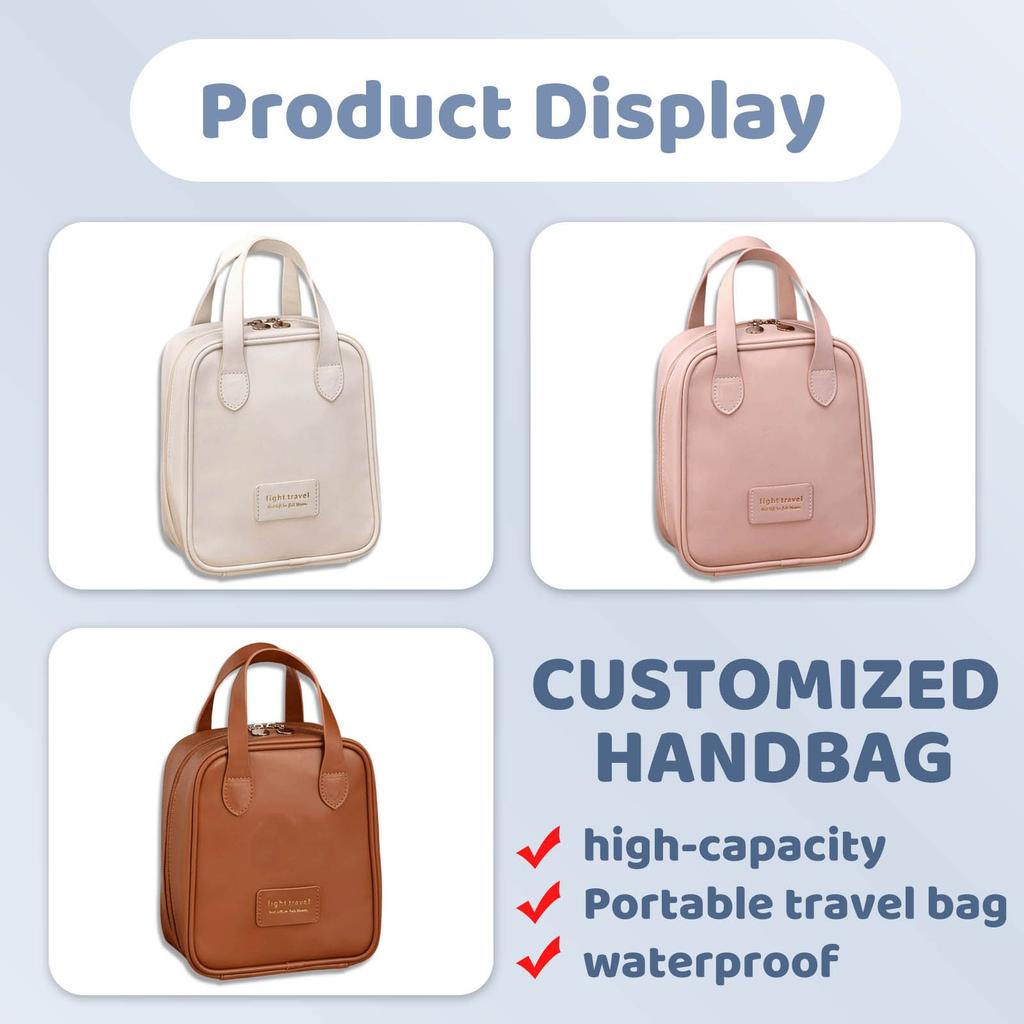 Customization -Personalized Toiletries Bag, Large Capacity Waterproof Storage Travel Bag