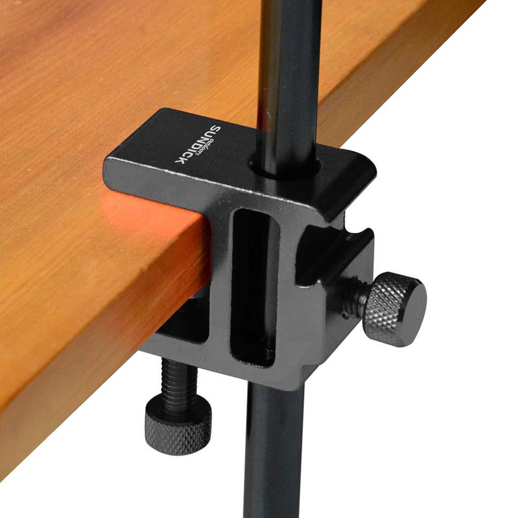 1-5Pcs 360 Degree Rotation Camping Lamp Pole Table Clip Suitable for Diameter 10-12mm Adjustable Height for Desktop Table Lamp