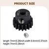 High-Performance Hardened Steel Pinion Gear for 1/18 And 1/24 RC Cars, Miniature Vehicles DIY