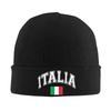 Italy Italian Flag Italia Hat Autumn Winter Beanies Street  Cap FeUnisex Unisex Acrylic Skullcap