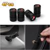 For Toyota ad11For Toyota GR 86 Supra Yaris RAV4 Prius Corolla C-HR Auris 4pcs/set Car Wheel Tire Valve Stems Caps Airdust Waterproof Accessory TDX1