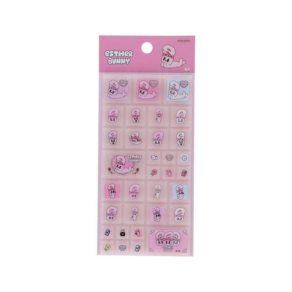 

Stationery Esther Bunny Plump S8815844 Sun-Star Stickers, Tile, Pink,