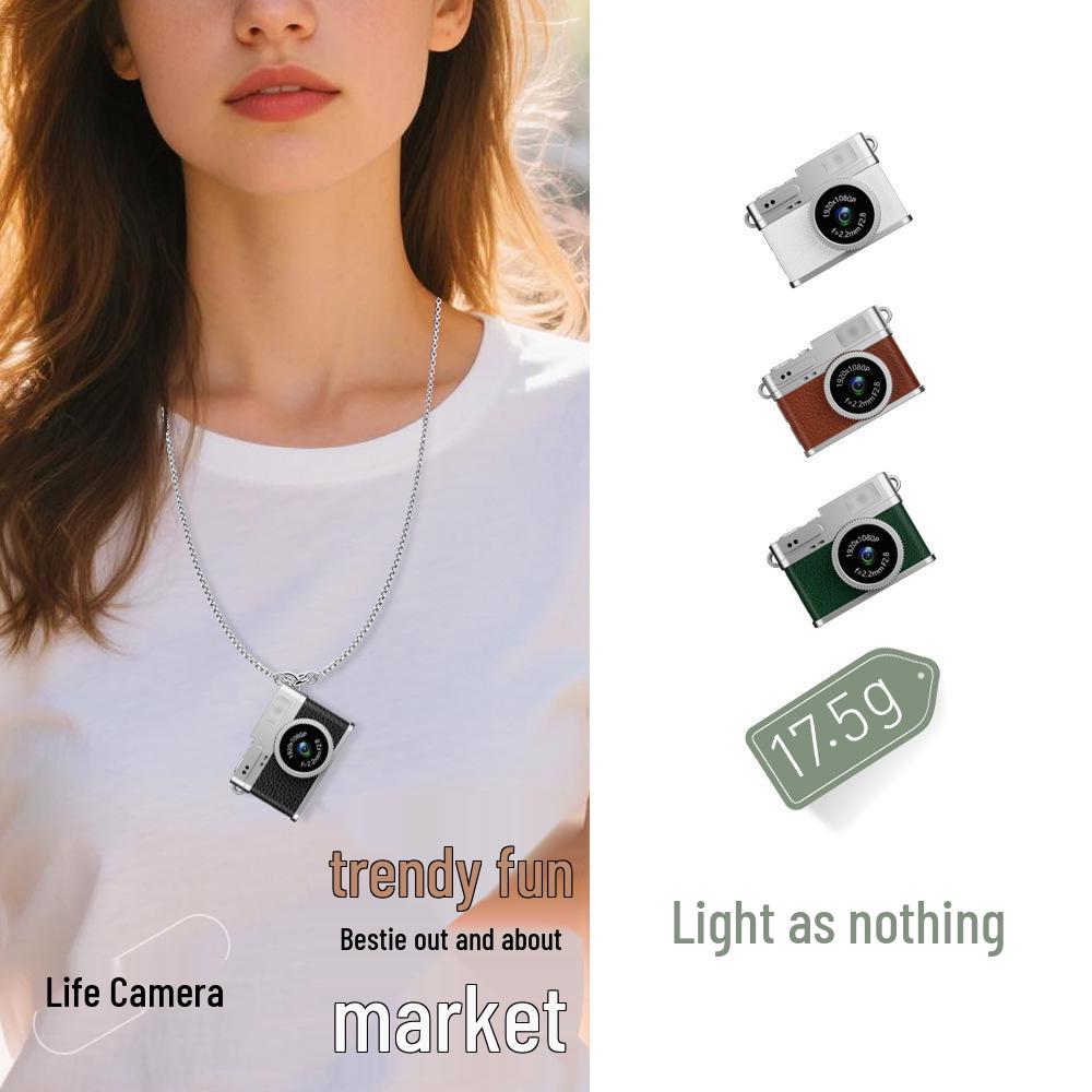 Portable HD Retro Mini Digital Camera for Students: Captures Photos and Videos