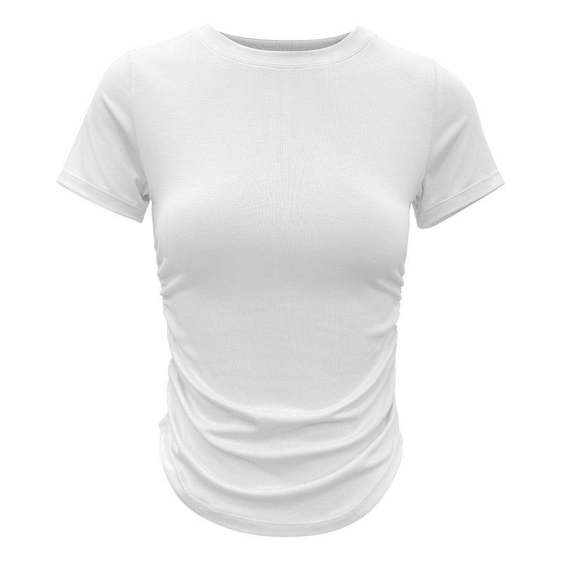 

Женская летняя быстросохнущая спортивная футболка с коротким рукавом для йоги и пилатеса Lulu S