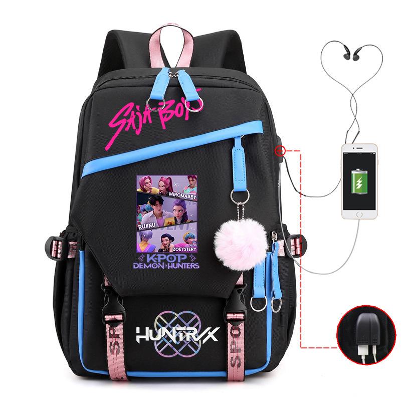 Animation Peripheral Printing Korean Version Style Children S Backpack College Style Junior High School Student Leisure Schoolbag no specification