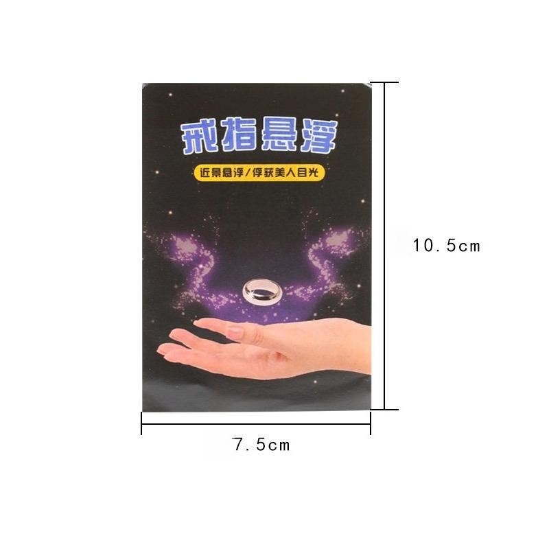 1Pc Floating Playing Card Ring Close-up Street Magic Prop Set