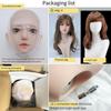 100% Silicone Head Standard Wig Suitable for 130-180CM Sex Doll Body 2 Connection Methods GJ-ZP019