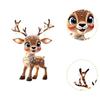 Deer Shape Xmas Tree Ornament Acrylic Reindeer Ornament Fashion Christmas Decoration  New Years