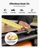 Ratchet Straps, 38.1 mm x 3 m, Heavy Duty Tie Down Straps with Double J Hook, 3000 kg Break Strength, Carry Bag, Tie Down Ratcheting for Moving,
