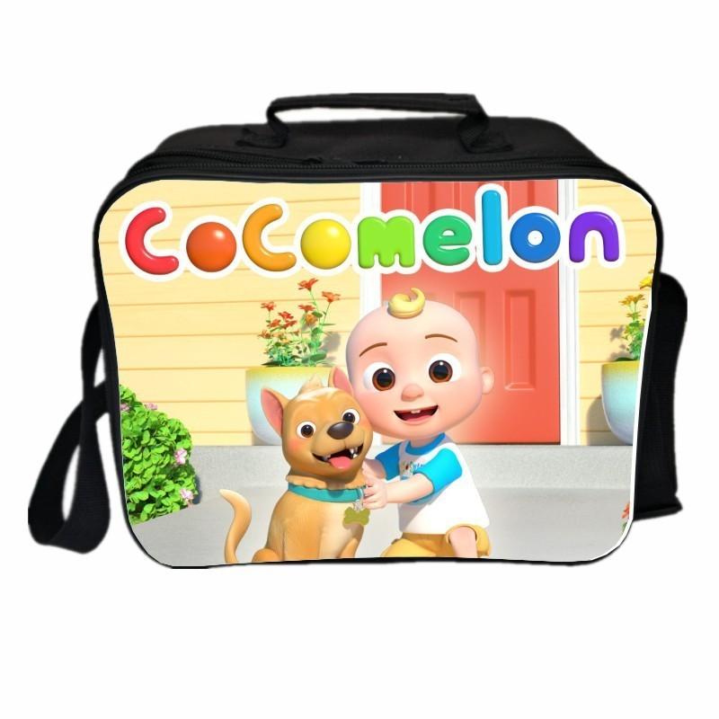 Cocomelon Insulated Lunch Box Bag With Large Capacity For Childrens Outdoor Adventures