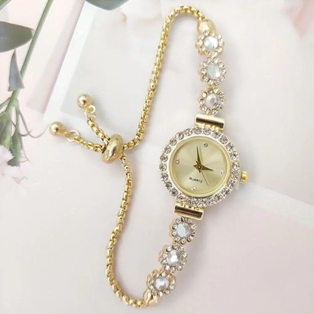 Women s wristwatch slide gold watch women s watch women s watch wristwatch fashion watch women s wristwatch