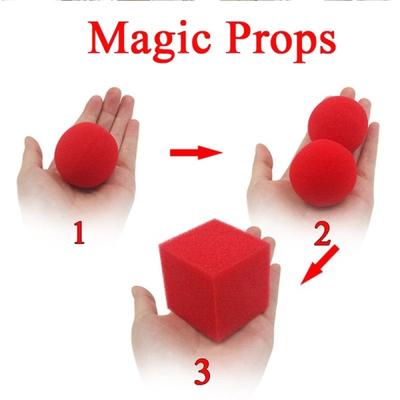 Kulki z gąbki Magiczne rekwizyty Zbliżenie Ulica Klasyczna iluzja Magiczne sztuczki
