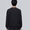 Skechers Letter Print Knitted Pullover Vintage American Sweatshirt Men Sweatshirt Black L319M036-0018S