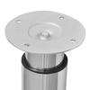 Telescopic Table Legs 4 pcs. Chrome 710 1100 mm