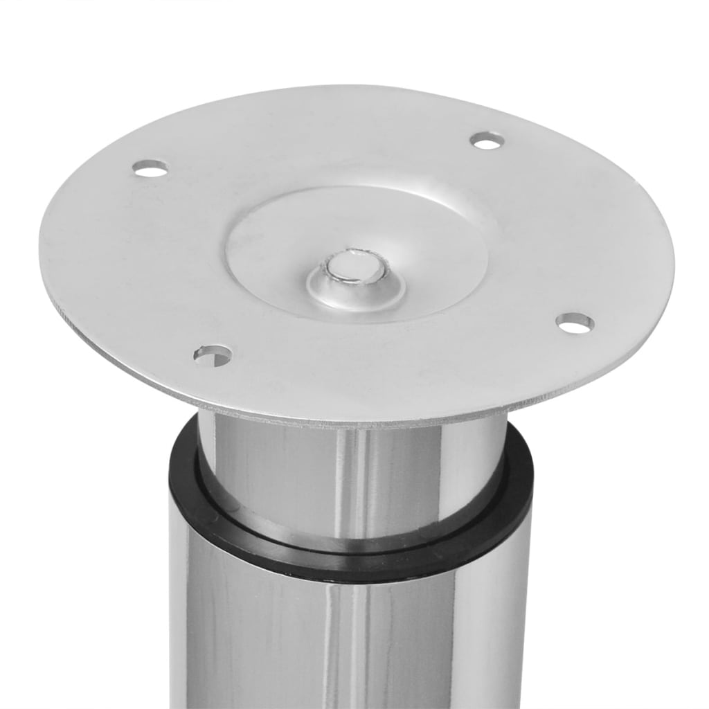 Telescopic Table Legs 4 pcs. Chrome 710 1100 mm