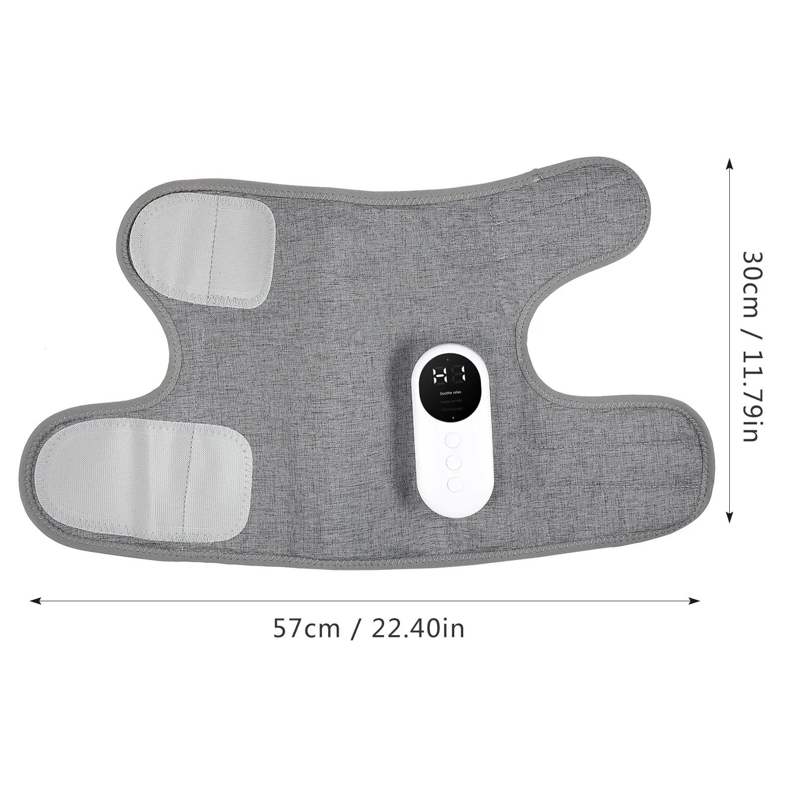 

Массажер для ног Портативный массажер для голеней с компрессией и теплом для женщин и мужчин Разминающий воздушный компрессионный массажер для ног