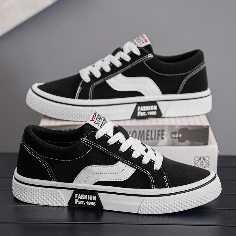 Spring Vintage Board Shoes New Breathable Canva Shoes Mens Trendy Casual Shoes Mens Skateboard Shoes Men