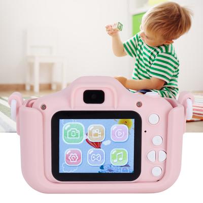 Children Camera 40MP Cartoon Cat Photograph Camera with Puzzle Games Birthday Gifts
