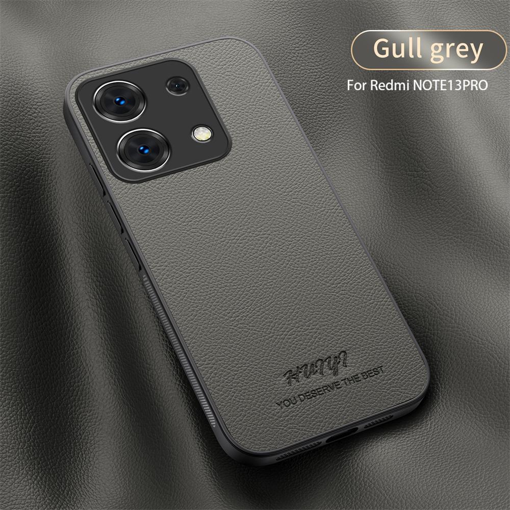 Business Leather Magnetic Case For Redmi Note 13 12 11 Pro Plus 10 Xiaomi Poco X6 X5 X3 M6 F5 X4 PRO Built-in Magnet Ring Cover