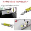1/2/3pcs Heatsink Plaster Thermal Silicone Adhesive Cooling Paste Strong Adhesive Compound Glue For Heat Sink Sticky