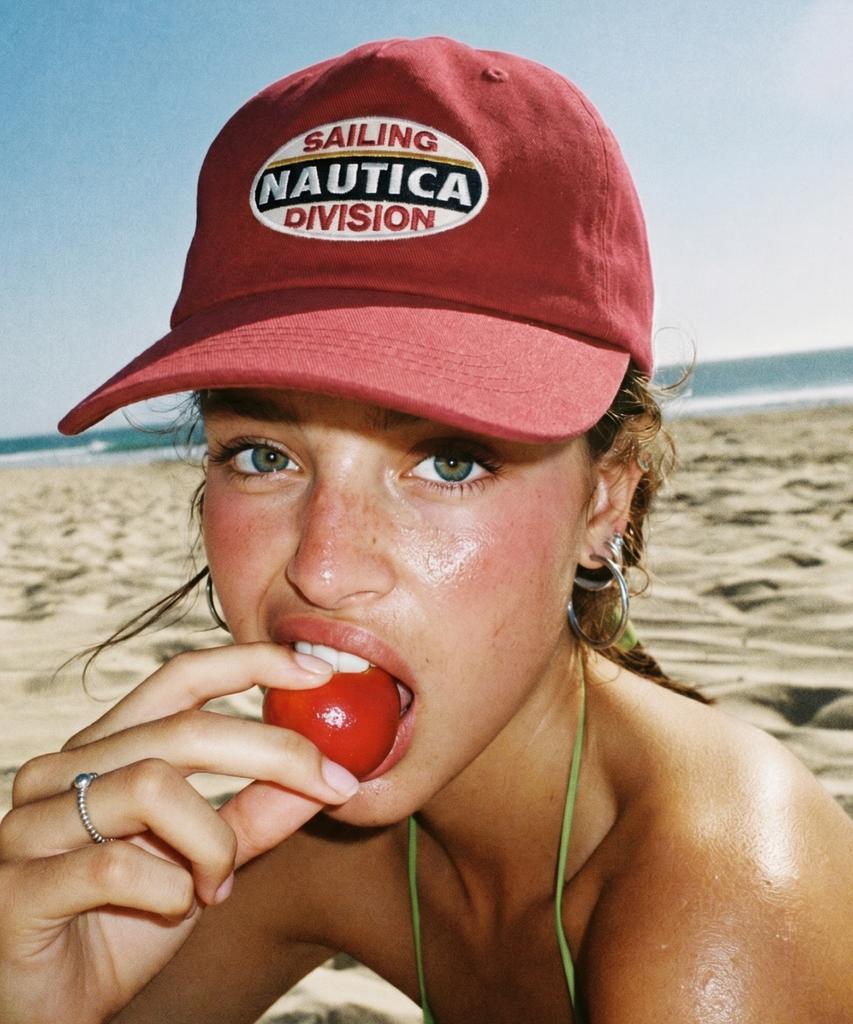 NAUTICA Retro Patch 5-Panel Ball Cap (2 Colors) Nca1526