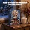 Pet Lover Gift Idea Husky Christmas Advent Calendar 2026 with 24 Unique Acrylic Pendants for Tree Decorations, Home Decor Accessory Cute Dog