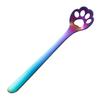 Cute Animal Paw Claw Stainless Steel Coffee Drink Dessert Kitchen Mixing Spoon