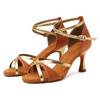 High Heels Latin Dance Shoes Women Girls Soft Soled Salsa Tango Ballroom Dancing Shoes Heeled 7CM Indoor