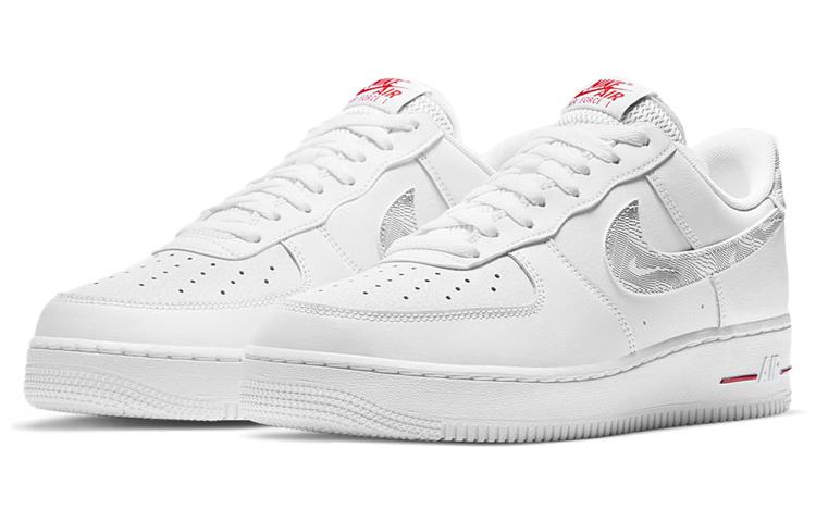 Nike Air Force 1 Low Topography Pack White University Red DH3941-100