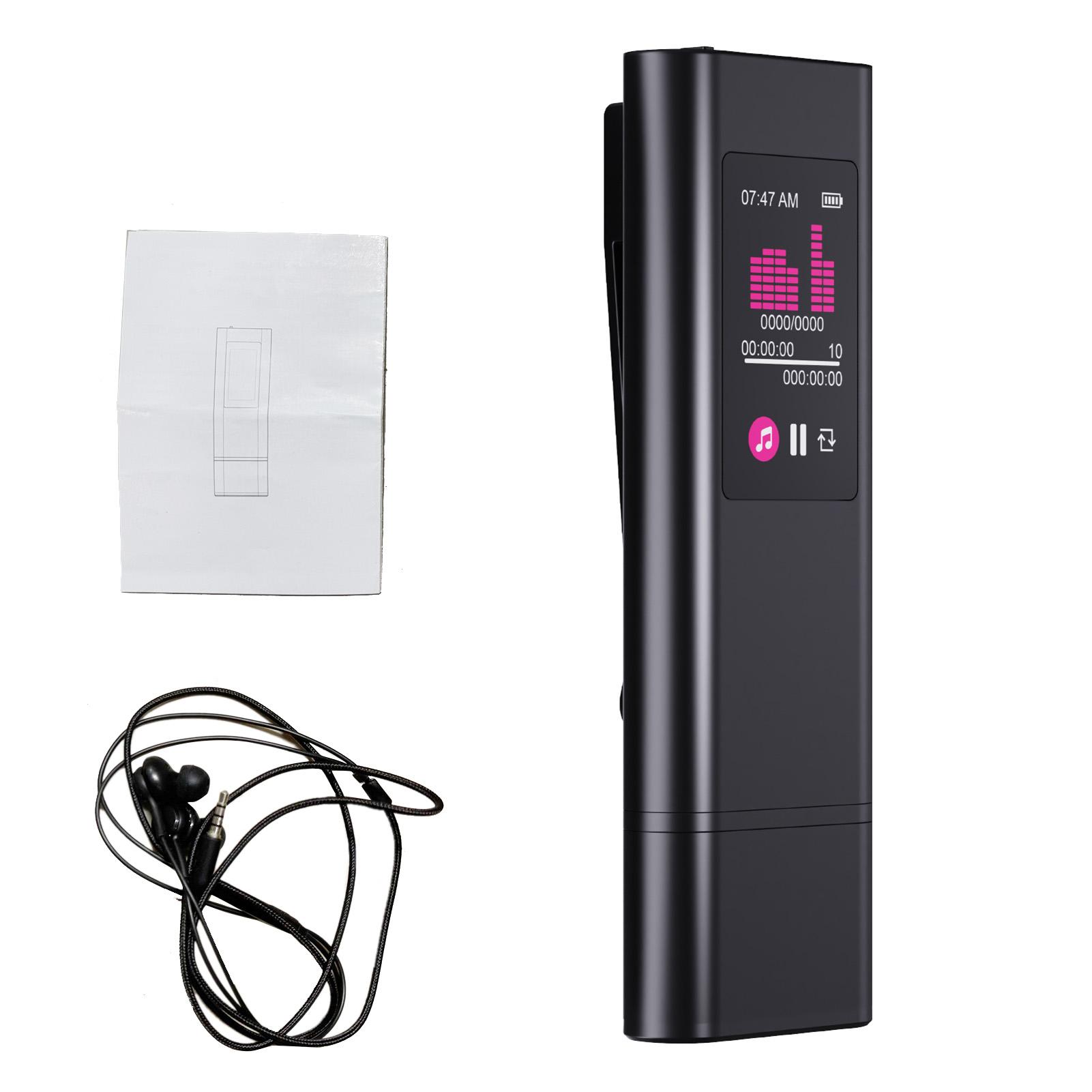 

Цифровой диктофон с портативным зажимом на спину, носимое маленькое USB-устройство для записи 16G