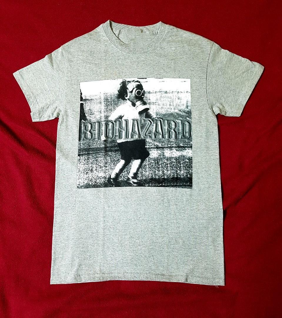 Collection Biohazard Tour Band Gift For Fan S to 5XL Gray T-shirt XXL