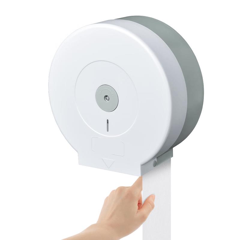 MDNG No-Drill Bathroom Tissue Dispenser with Storage